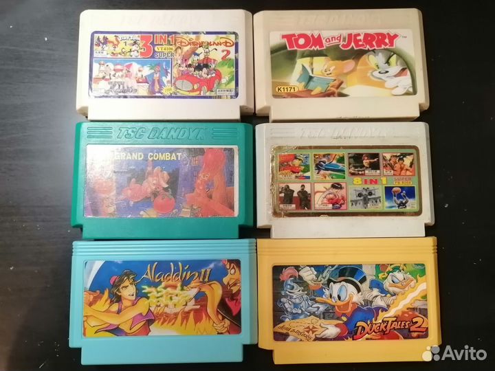 Картриджи для dendy 8 bit