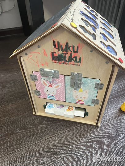 Бизиборд деревянный