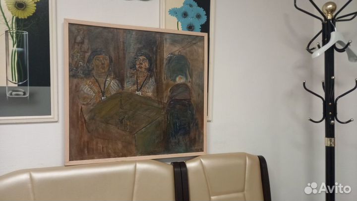 Конышева Натта 1935 - 2022 «Маша у Виктора