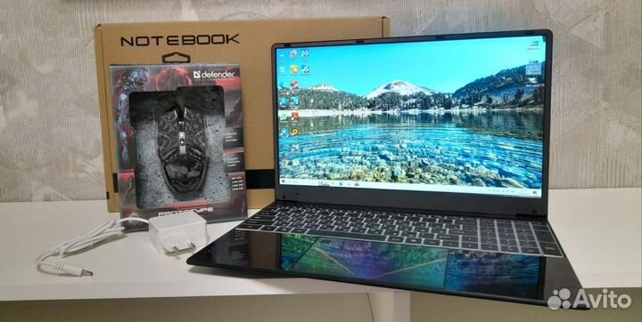 Новый ноутбук в плёнке,IPS-full HD, RAM8GB,12мес