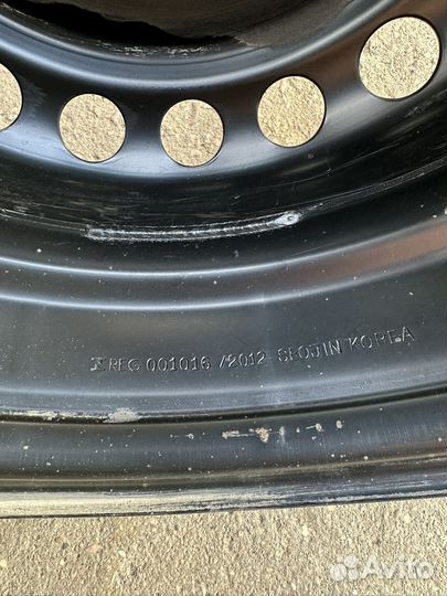 Штампованные диски r15 на kia Hyundai