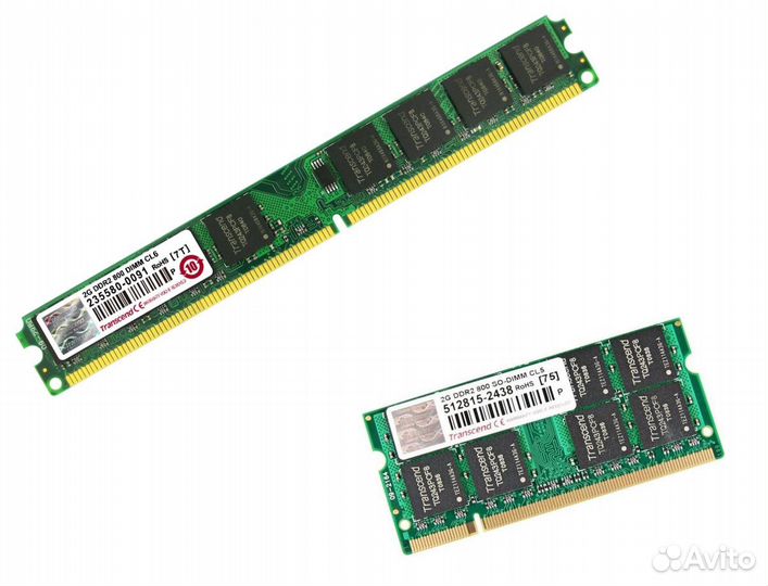 Оперативная память DDR2 Transcend