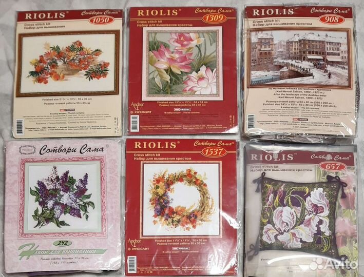 Наборы для вышивания (много)