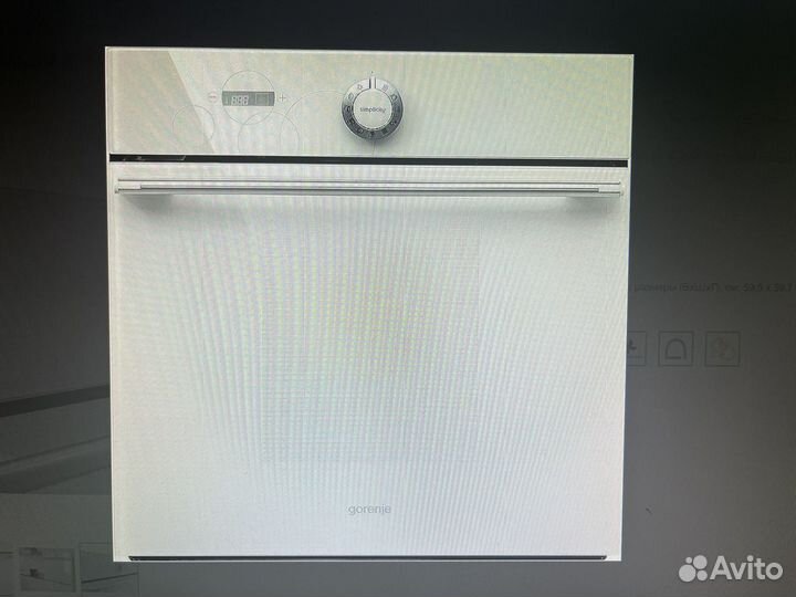 Духовой шкаф gorenje белый