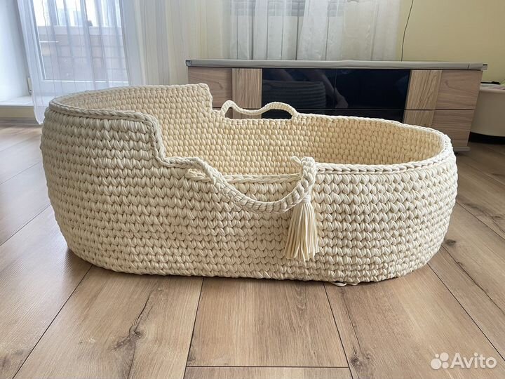 Люлька переноска вязаная на заказ