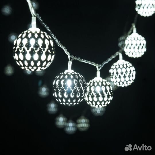 Электрогирлянда комнатная Eurosvet Нить 2.8м 20 ла