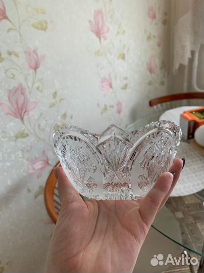 Хрустальная ваза салатники