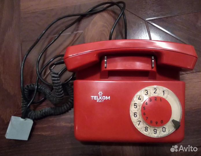 Телефон дисковый старинный СССР