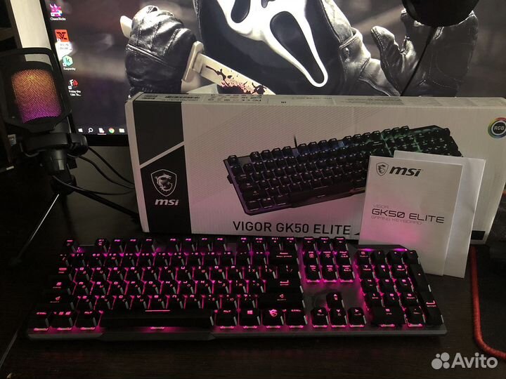 Механическая клавиатура MSI GK 50 vigor elite