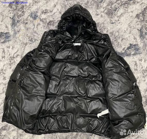 Пуховик Zara Puffer jacket глянцевый (Арт.99893)