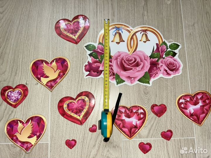 Свадебные магниты на авто