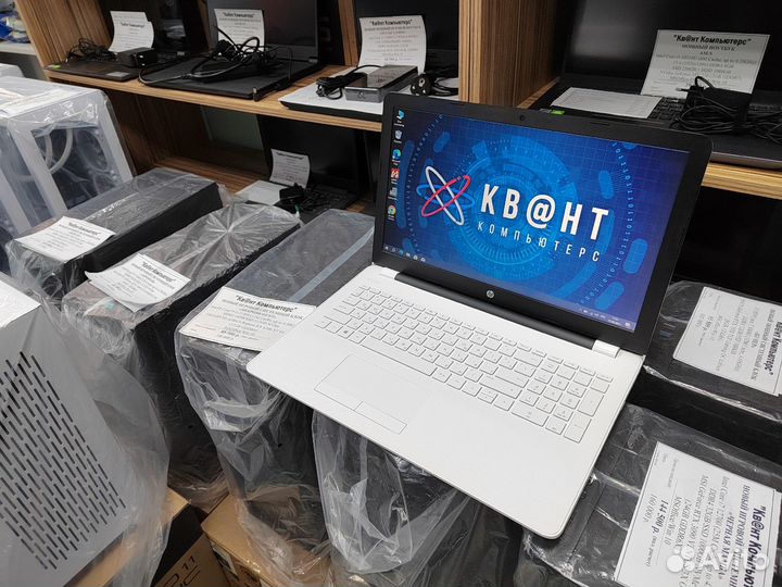 Новенький красивый ноутбук HP 15 на гарантии