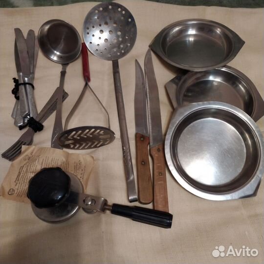 Кухонная утварь из нержавейки СССР