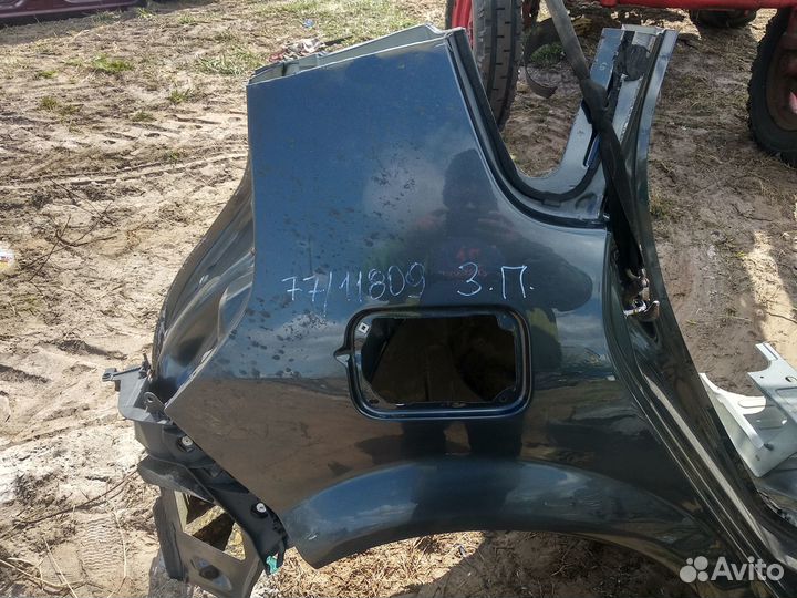 Крыло заднее правое Рено Сценик 2