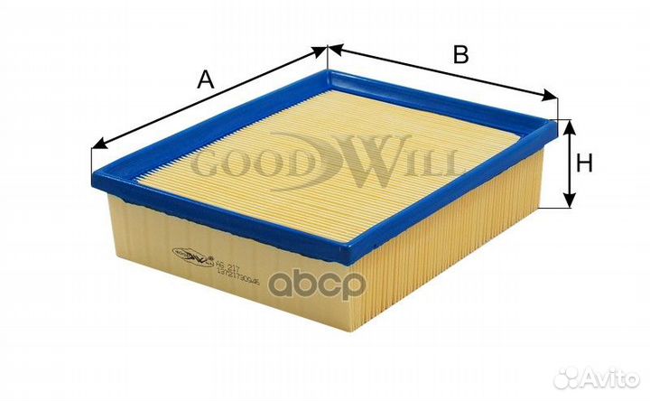 Фильтр воздушный AG217 AG217 Goodwill