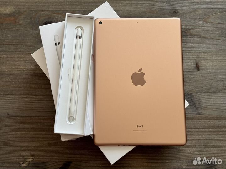 iPad 7 10.5 2019 Gold + Pencil Оригинал