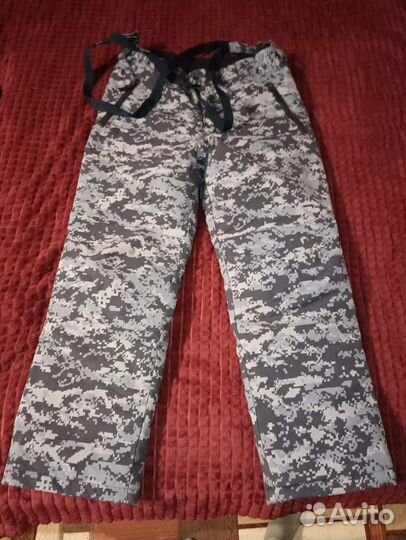 Зимние ватные штаны