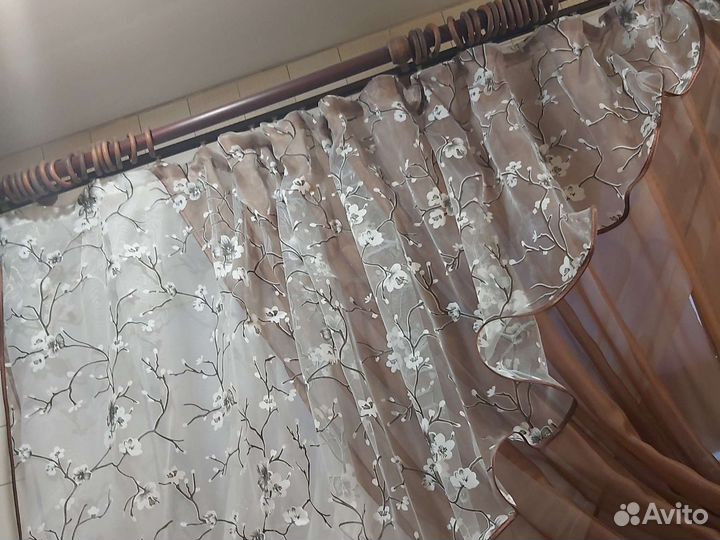 Шторы и тюль для кухни