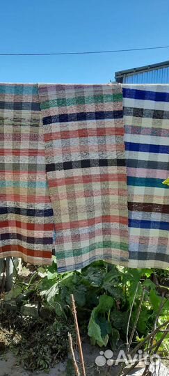 Домотканые половики и вязаные коврики