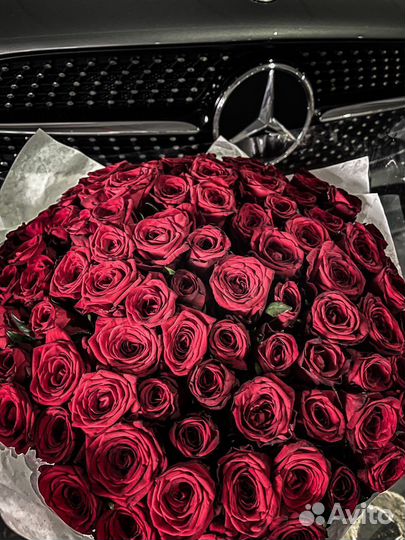 Красные розы 101 51 букет