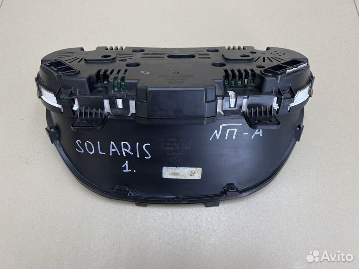 Панель приборов Hyundai Solaris 1