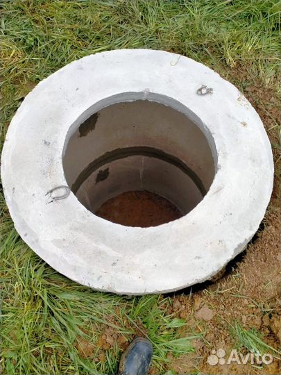 Чистка и углубление колодцев. Септик из колец