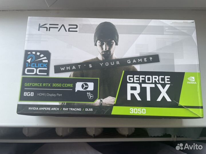 Видеокарта 8gb 3050 core