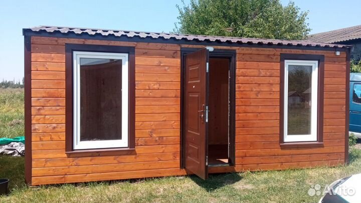 Вагончик бытовка деревянный