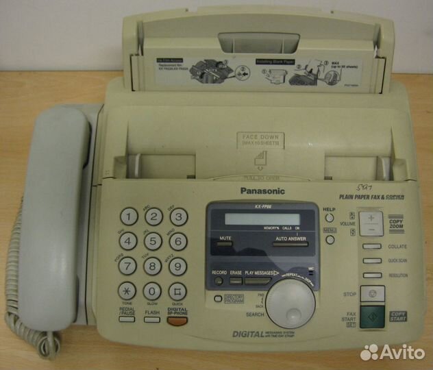 Факс-телефон Panasonic KX-FT37 и KX-FP88