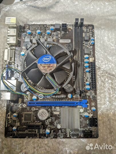 Процессор Intel g1620 2.7Ghz BOX + мать