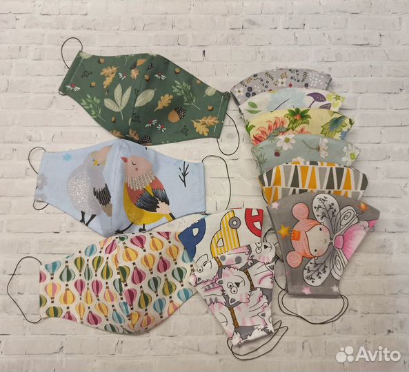 Защитная многоразовая маска