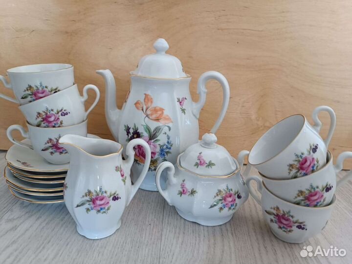 Кофейный сервиз чехословакия лфз