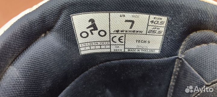 Мотоботы Alpinestars Tech 5