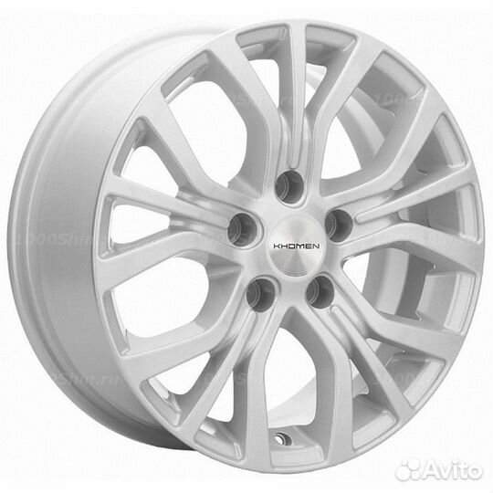 Диск 6,5*16 5*114,3 ET38 67,1 Khomen Wheels KHW1608 F-Silver (Mitsubishi)