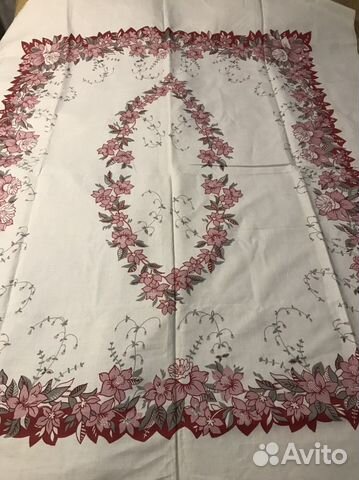 Скатерть хлопок лен СССР