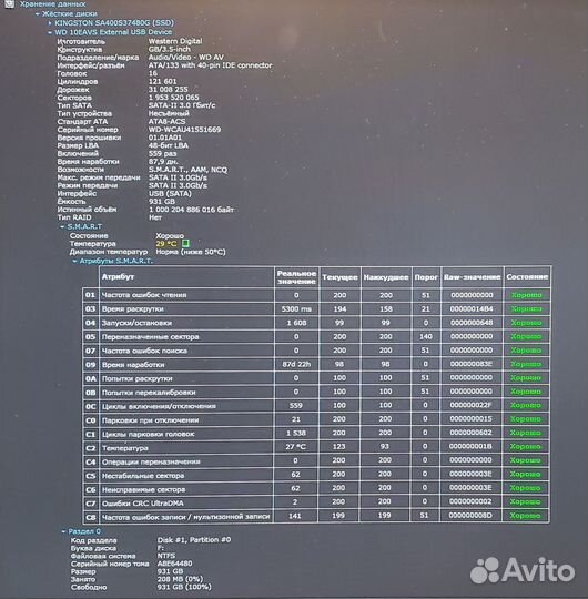 Внешний жесткий диск 1 тб western digital