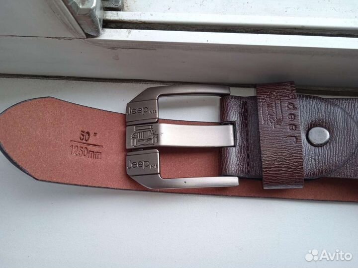 Ремень мужской кожаный 