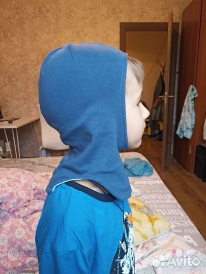 Балаклава шапка шлем на мальчика двусторонняя