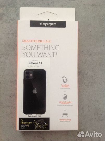 Чехол Spigen Ultra Hybrid для iPhone 11