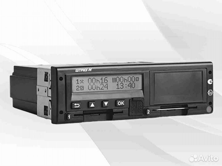 Тахограф Штрих М с скзи (нкм). С гарантией