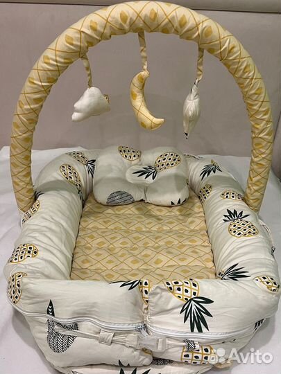 Кокон для новорожденных гнездышко