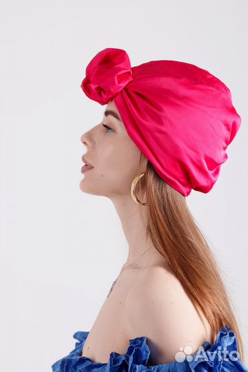 Чалма тонкая, тюрбан женский на голову, повязка