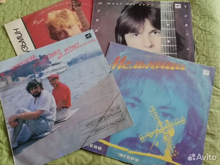 Пластинки из СССР большие и маленькие