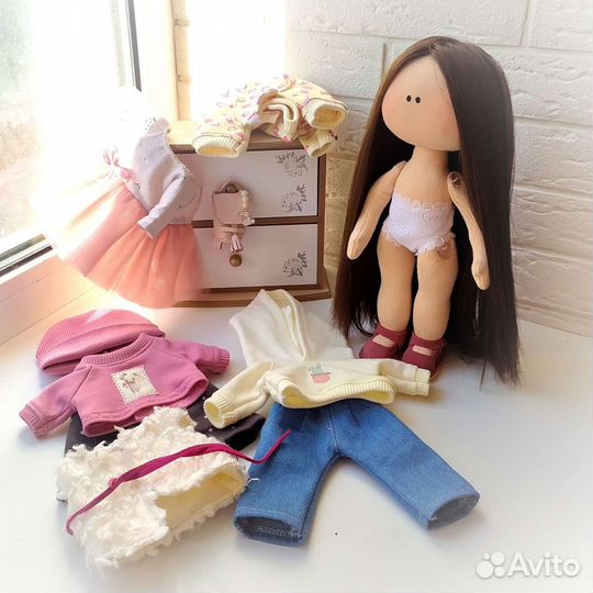 Интерьерная кукла ручной работы