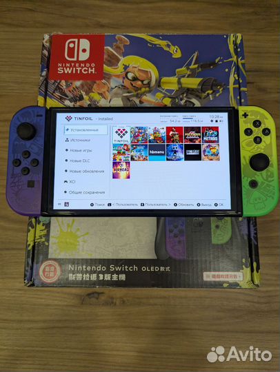 Nintendo switch oled splatoon 3 прошитая