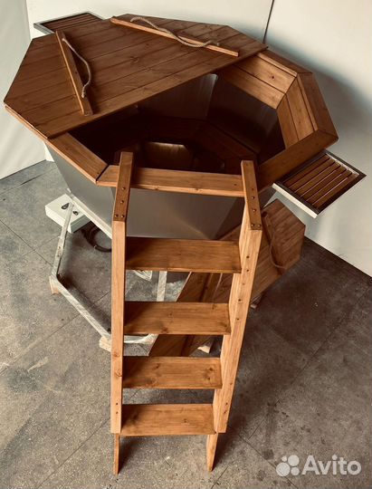 Банный Чан Купель нагрев от костра