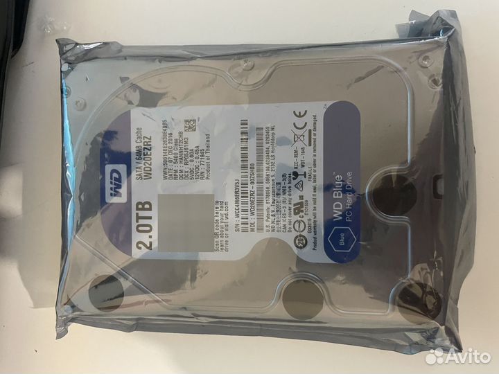 Жёсткий диск WD blue 2tb x5