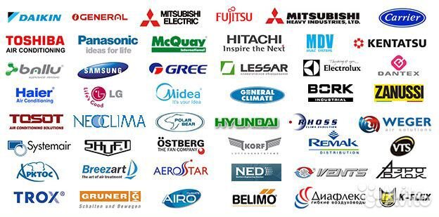 Установка сплит-систем (монтаж) кондиционеров