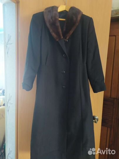 Зимнее шерстяное пальто