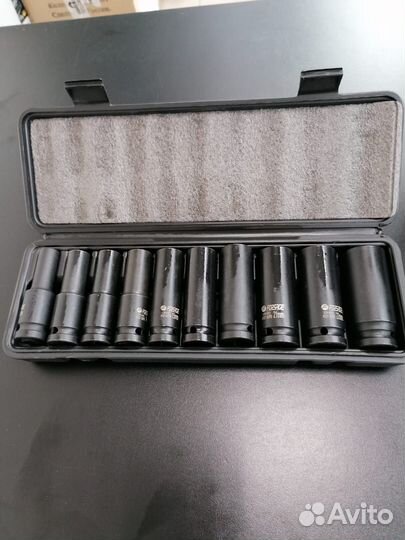 Набор головок ударных глубоких 1/2